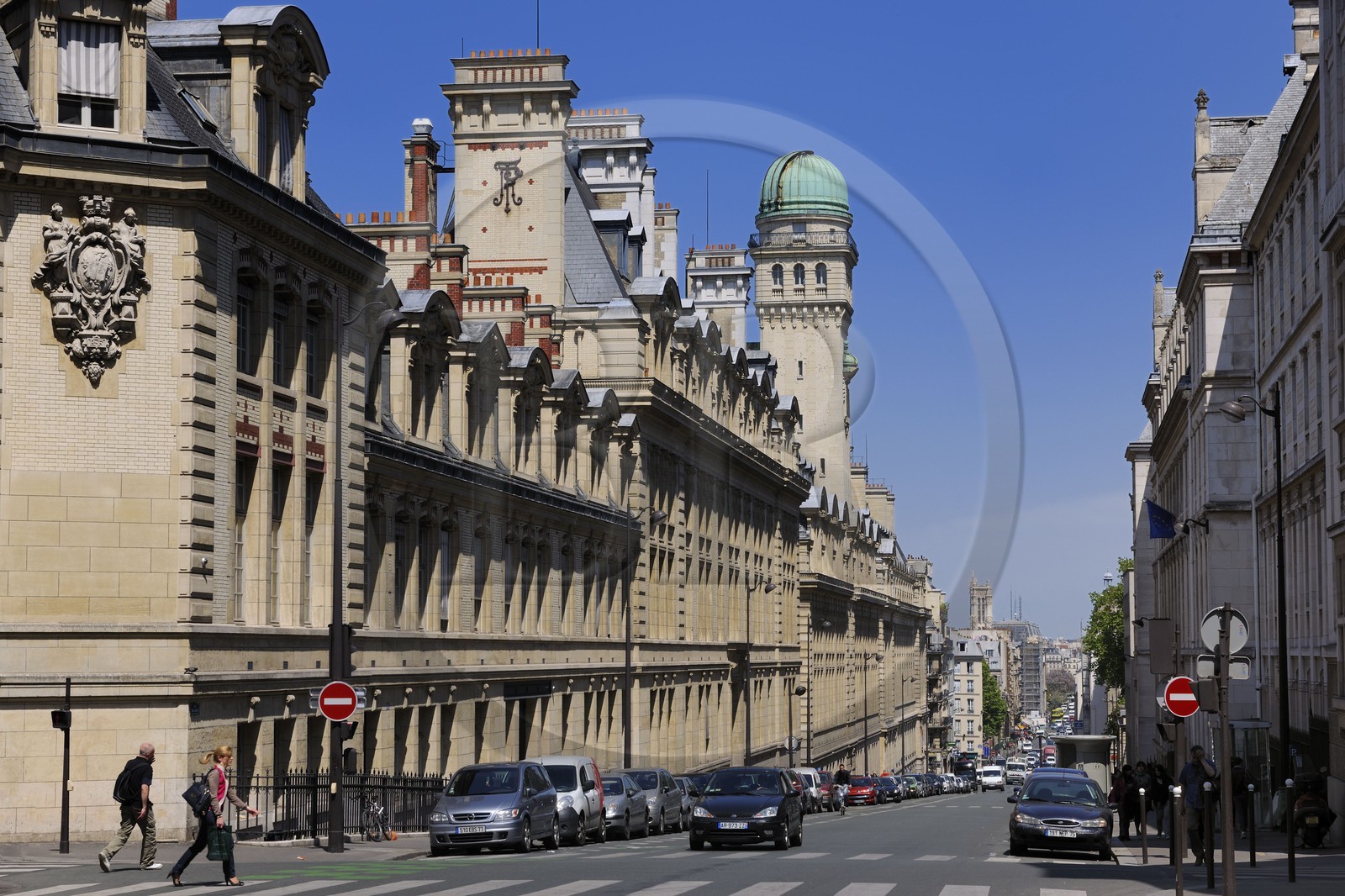 France, Paris (75), Quartier Latin, la Sorbonne et la rue Saint-Jacques
