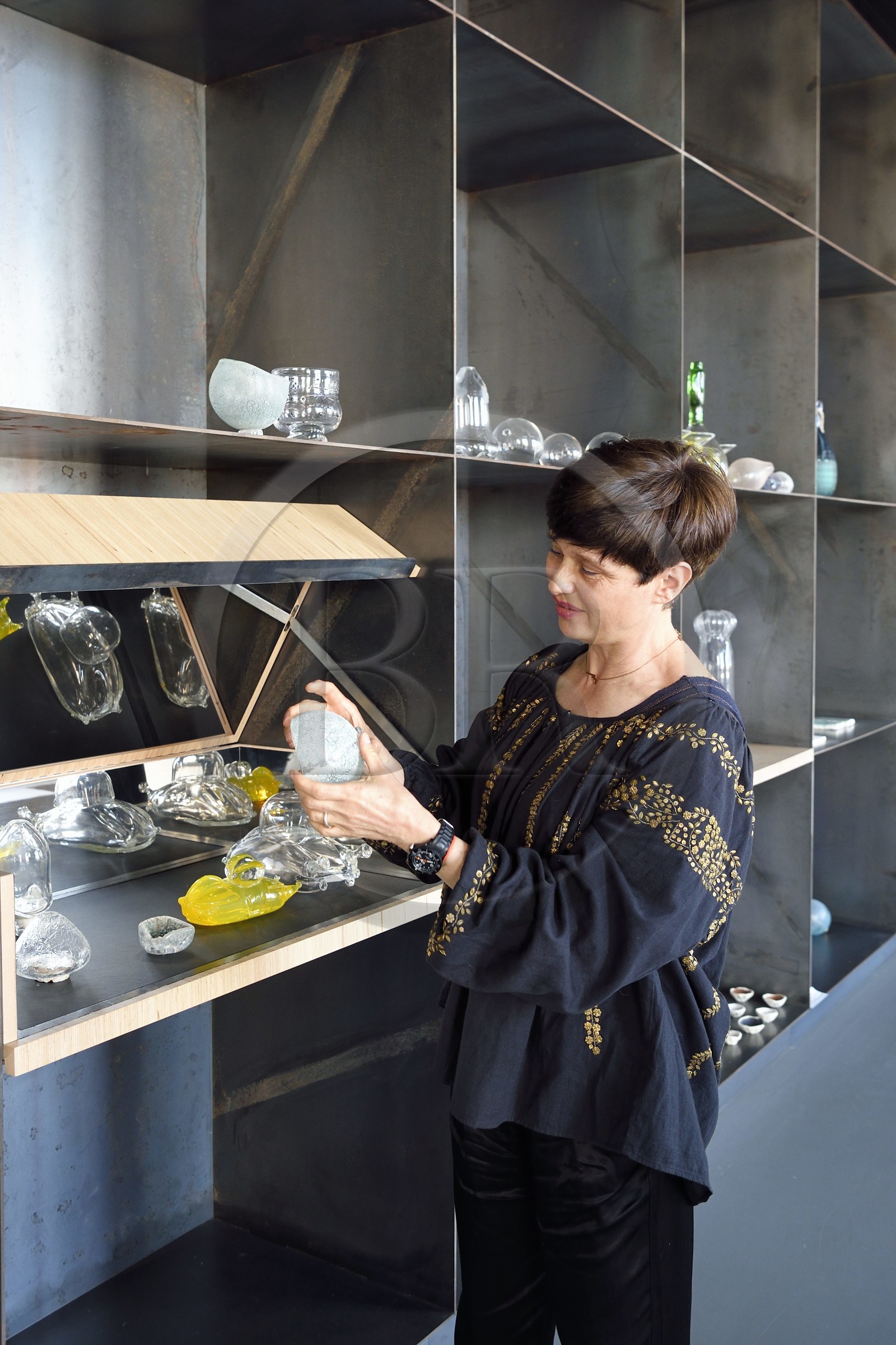 France, Charente, Cognac, Fondation d’Entreprise Martell, cultural and contemporary art institution, the director Nathalie Viot