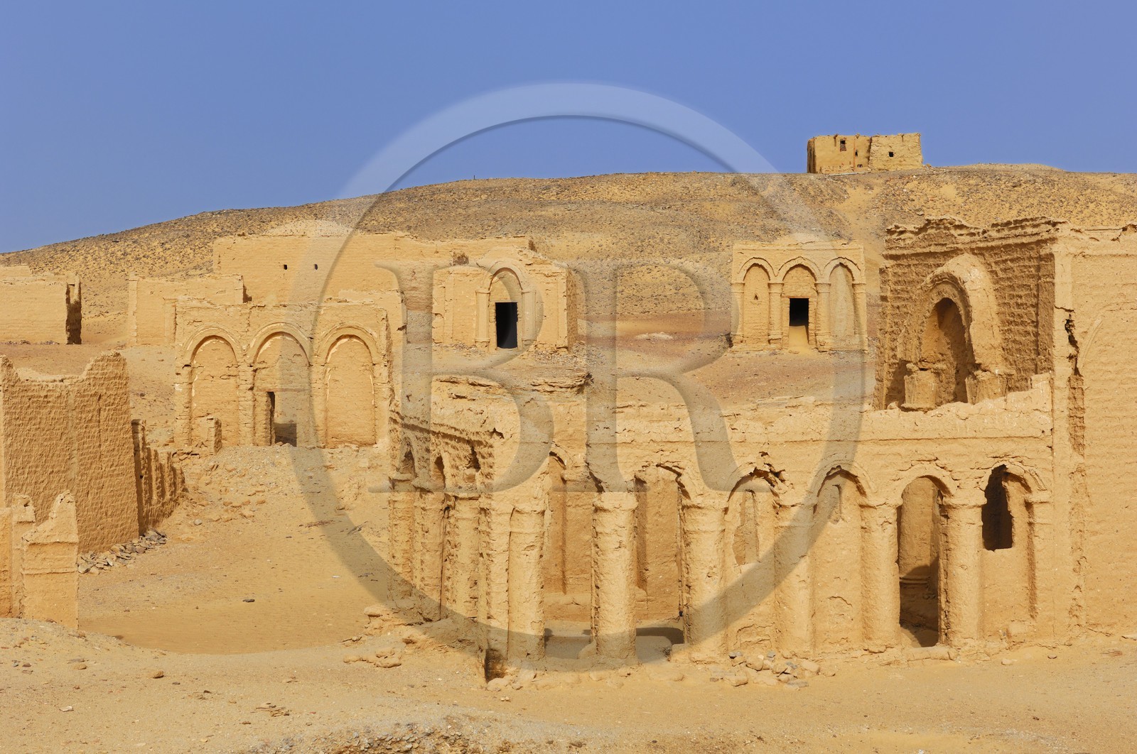 Egypte, Haute Egypte, désert libyque, oasis de Kharga, nécropole copte de Bagawat du IIe au VIIe siècle après JC
