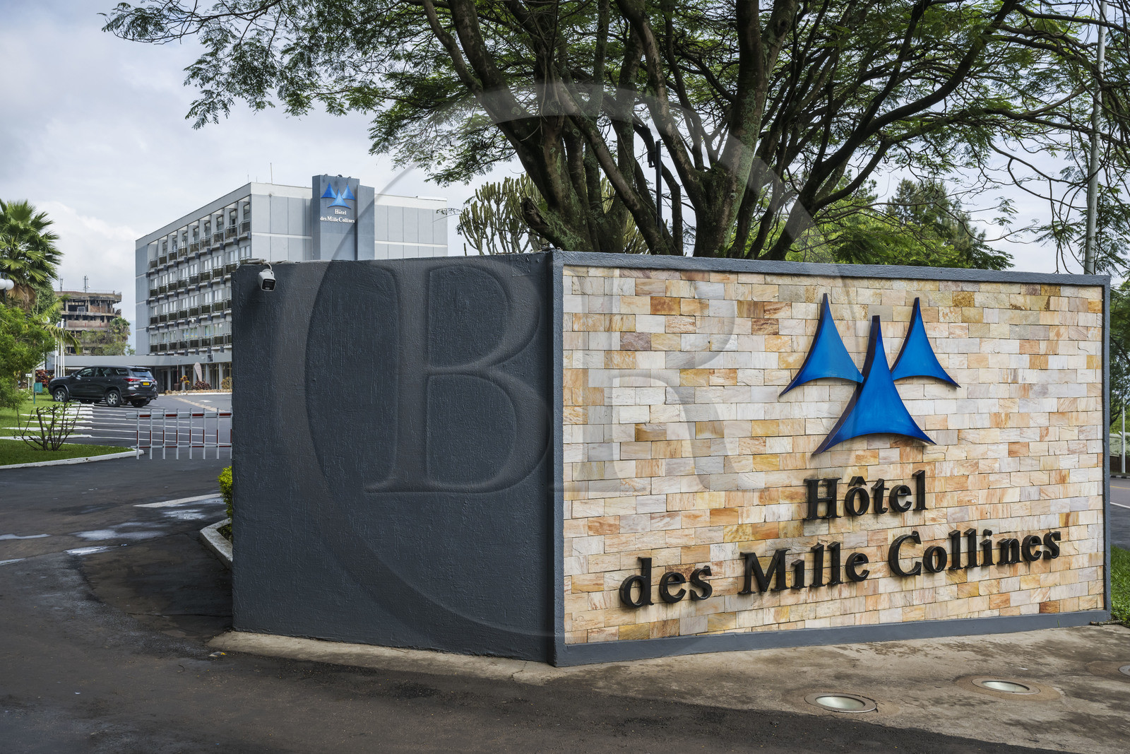 Rwanda, Kigali, centre ville Kigali CBD, Hotel des Mille Collines, premier grand hotel historique du pays