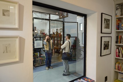 South Africa, Gauteng Province, Johannesburg, the 44 Stanley site was once a series of industrial 1930′s buildings and has been developed into a collection of speciality boutiques, foodie stops and design studios, l’Elephant Terrible is a charming and dickensian style bookshop