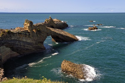 France, Pyrénées-Atlantiques (64), Pays-Basque, Biarritz, le Rocher de la Vierge