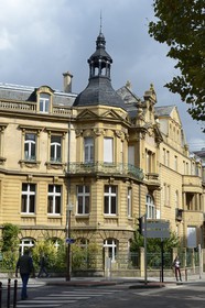 France, Moselle (57), Metz, quartier impérial, villa sur l'avenue Foch