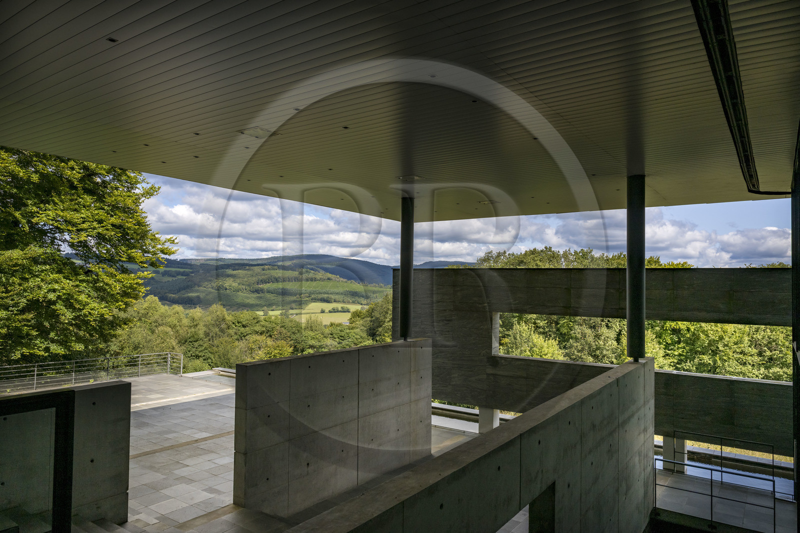 France, Saône-et-Loire (71), parc naturel régional du Morvan, Saint-Léger-sous-Beuvray, oppidum de Bibracte, capitale du peuple celte des Éduens, le musée de la civilisation celtique sur le mont Beuvray
