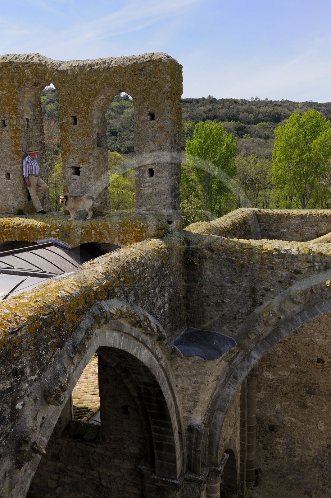 France, Aude (11), Saint-Martin-le-Vieil, ancienne abbaye cistercienne de Villelongue