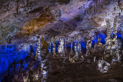France, Gard, Mejannes-le-Clap, grotte de La Salamandre (Salamander cave)