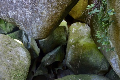 France, Finistere, Parc Naturel Regional d'Armorique (Armorique Natural Regional Park), Huelgoat, granitic chaos of the Huelgoat forest