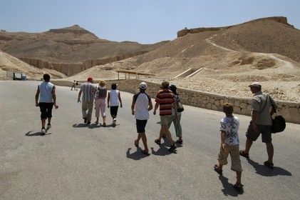 Egypte, Haute Egypte, vallée du Nil, environs de Louxor, nécropole thébaine classée Patrimoine Mondial de l'UNESCO, Thèbes Ouest, vallée des Rois