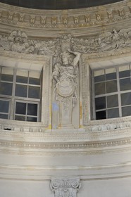 France, Seine et Marne, Maincy, Chateau de Vaux le Vicomte, Salon ovale