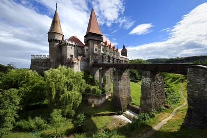 Roumanie, Transylvanie, Hunedoara, le chateau de Hunedoara ou chateau des Corvins