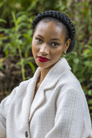 Rwanda, Kigali, Norrsken House Kigali, la mannequin Winnie Shema Tumusiime