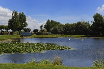 France, Calvados, Honfleur, the Jardin des Personnalites (Celebrities Garden)