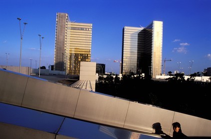 France, Paris, French National library (BNF) by the architect Dominique Perrault