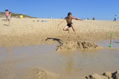 Portugal, région de Lisbonne, Cascais, plage de Guincho sur la côte d'Estoril