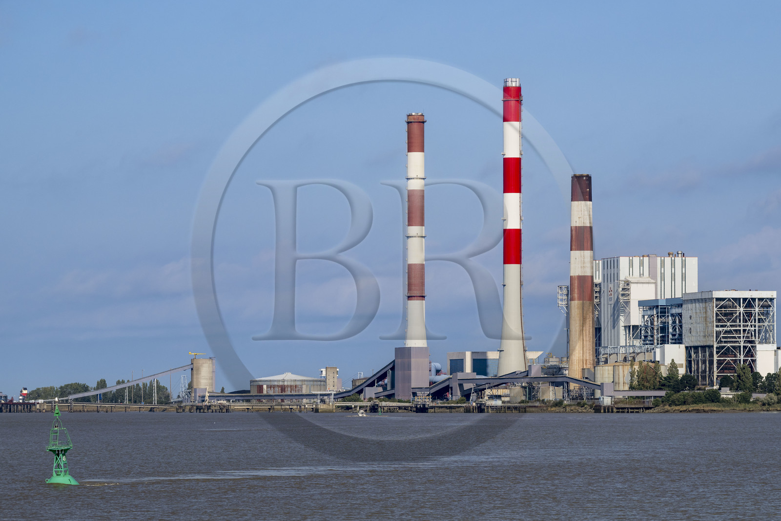 France, Loire-Atlantique (44), Cordemais, centrale électrique thermique de Cordemais EDF