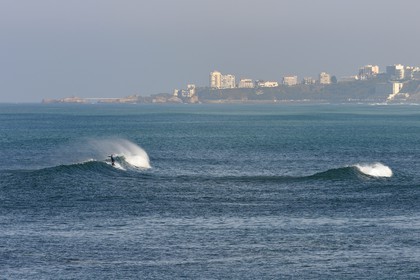 France, Pyrenees Atlantiques, Basque Country coast, Guethary, surf spot