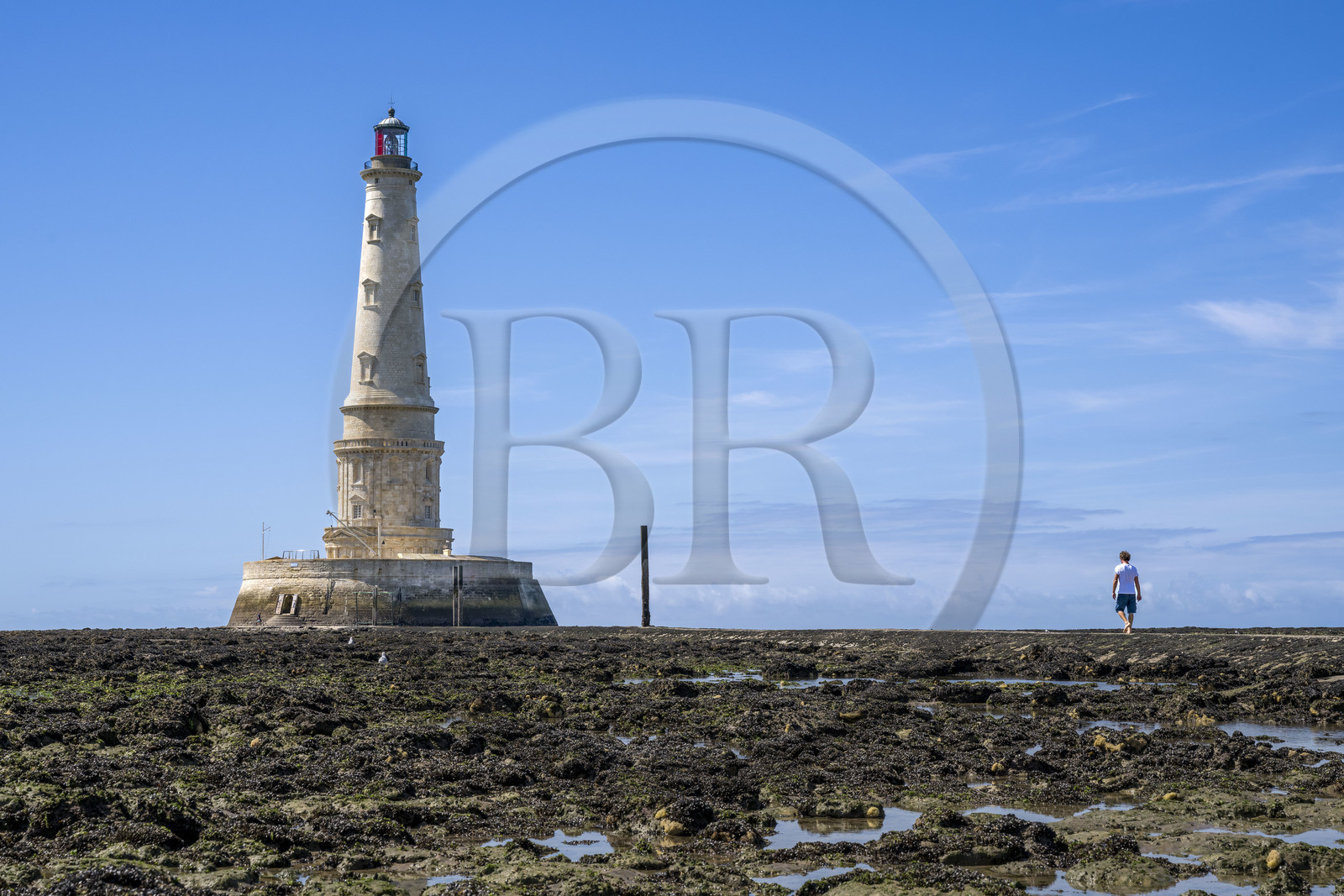 France, Gironde (33), le Verdon-sur-Mer, phare de Cordouan, classé Patrimoine Mondial de l'UNESCO, et son gardien Benoit Jenouvrier France, Gironde (33), le Verdon-sur-Mer, phare de Cordouan, classé Patrimoine Mondial de l'UNESCO, et son gardien Benoit Jenouvrier