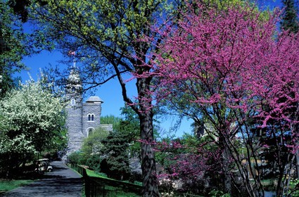 United States, New York City, Manhattan, Central Park Belvedere Castle