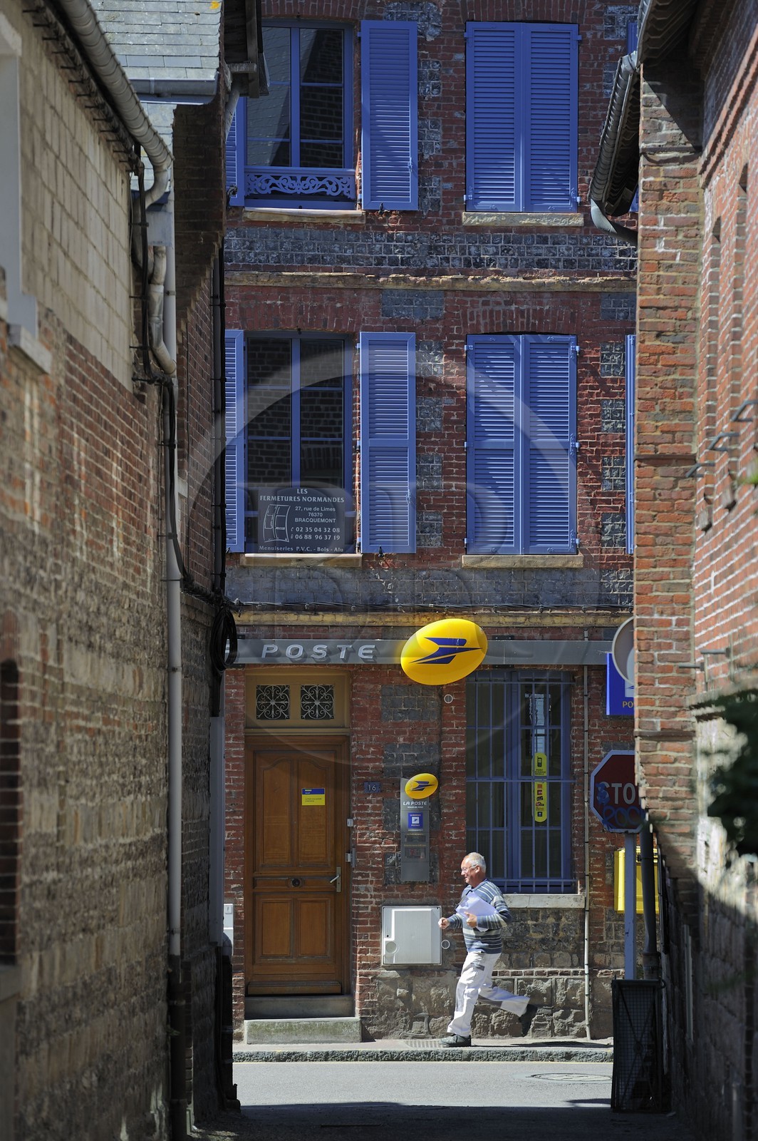 France, Seine-Maritime (76), Veules-les-Roses, la poste