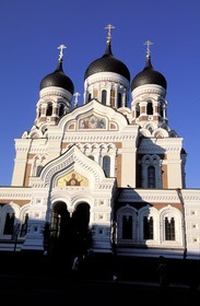 Estonia (Baltic States), Harju Region, Tallinn, European Capital of Culture 2011, Alexandre Nevsky Orthodox Cathedral in Toompea (upper city)