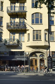Suède, Stockholm, immeuble Art Nouveau