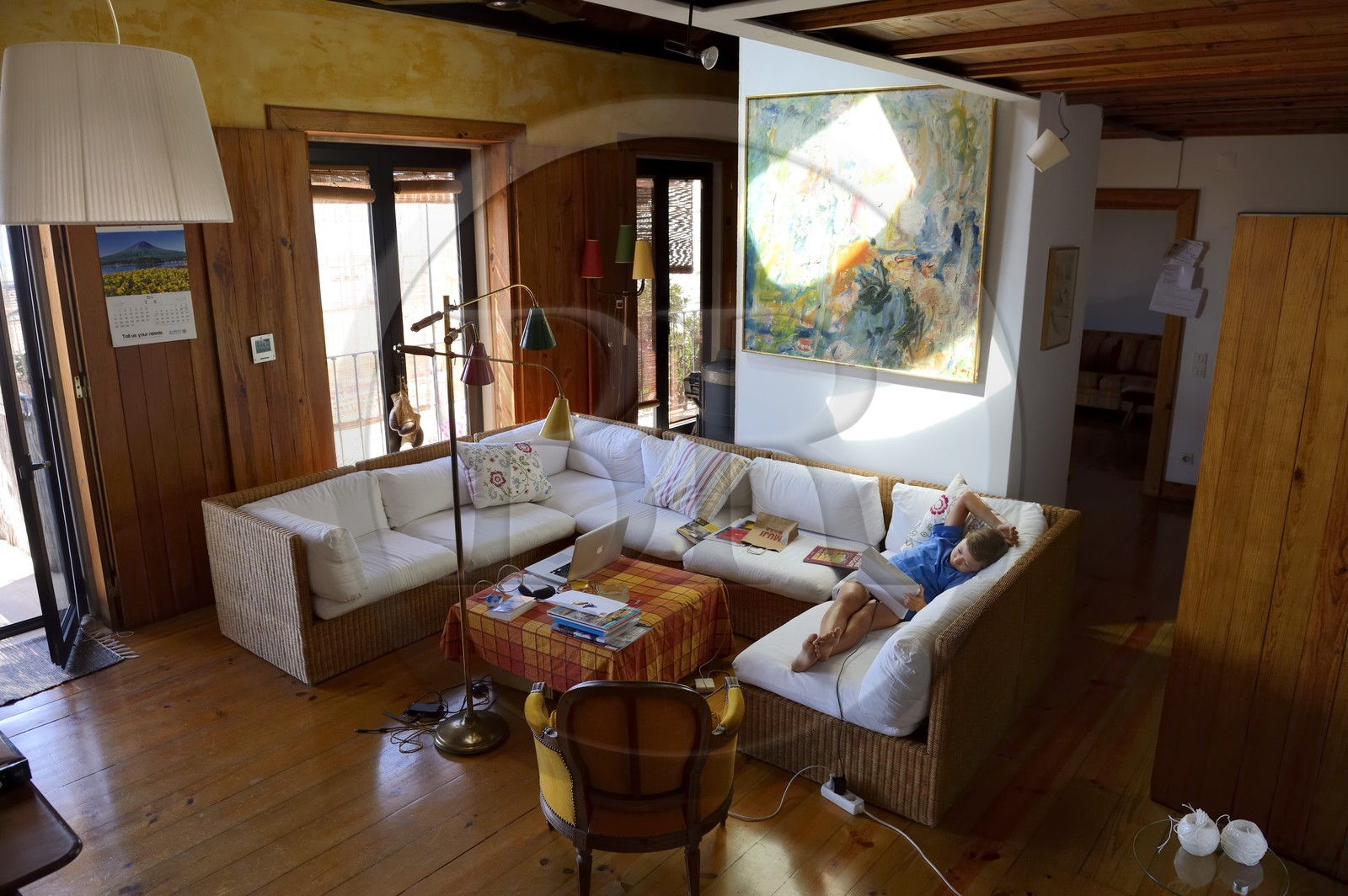 Portugal, Lisbonne, quartier du Chiado, appartement