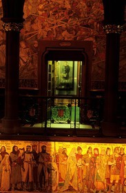 Royaume-Uni, Ecosse, Edimbourg, fresques du National Portrait Gallery