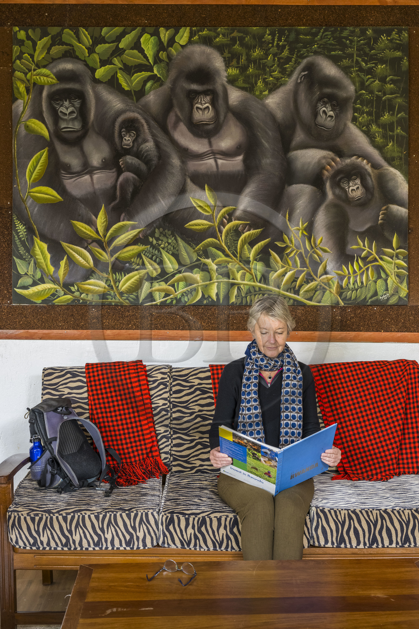 Rwanda, Province du Nord, District de Musanze (Ruhengeri), Kinigi, Mountain Gorilla View Lodge