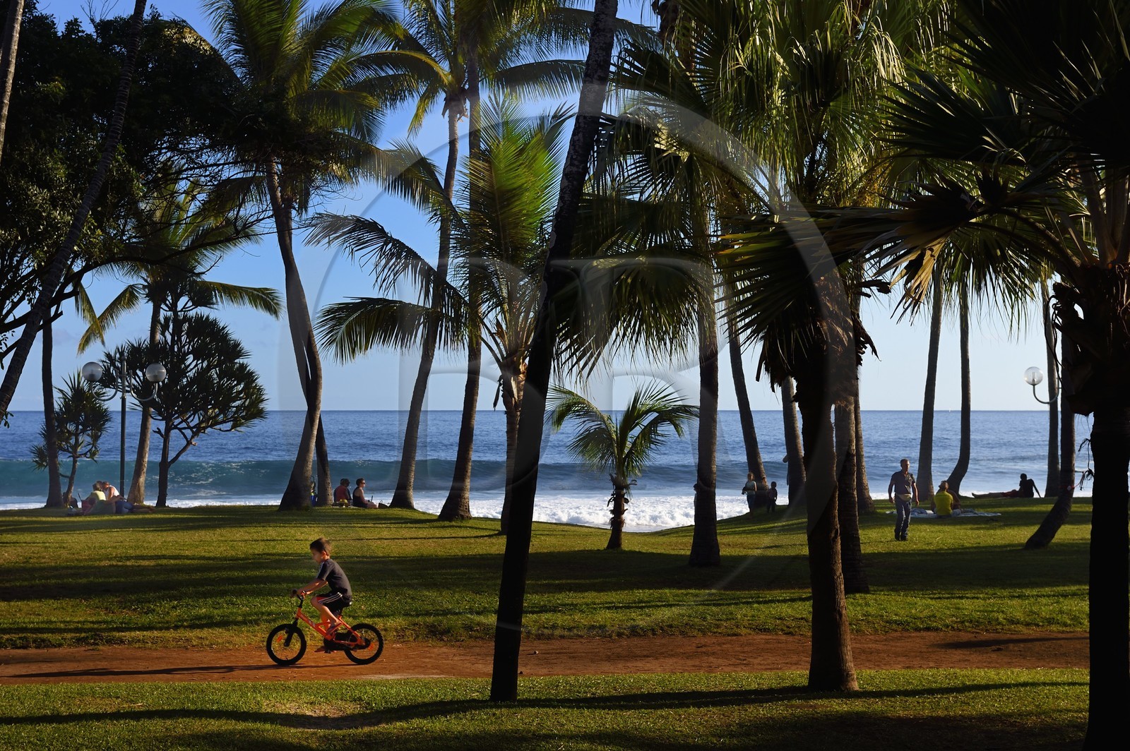 France, Ile de la Reunion, Petite-Ile sur la côte sud, plage de Grand-Anse
