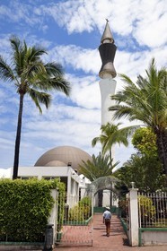 France, Ile de la Reunion, ville de Saint-Pierre, la mosquée Attyab oul Massadjid