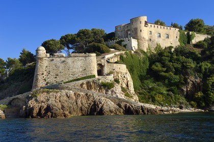 France, Var, Bormes les Mimosas, Brégancon Fort, official residence of the President of the Republic