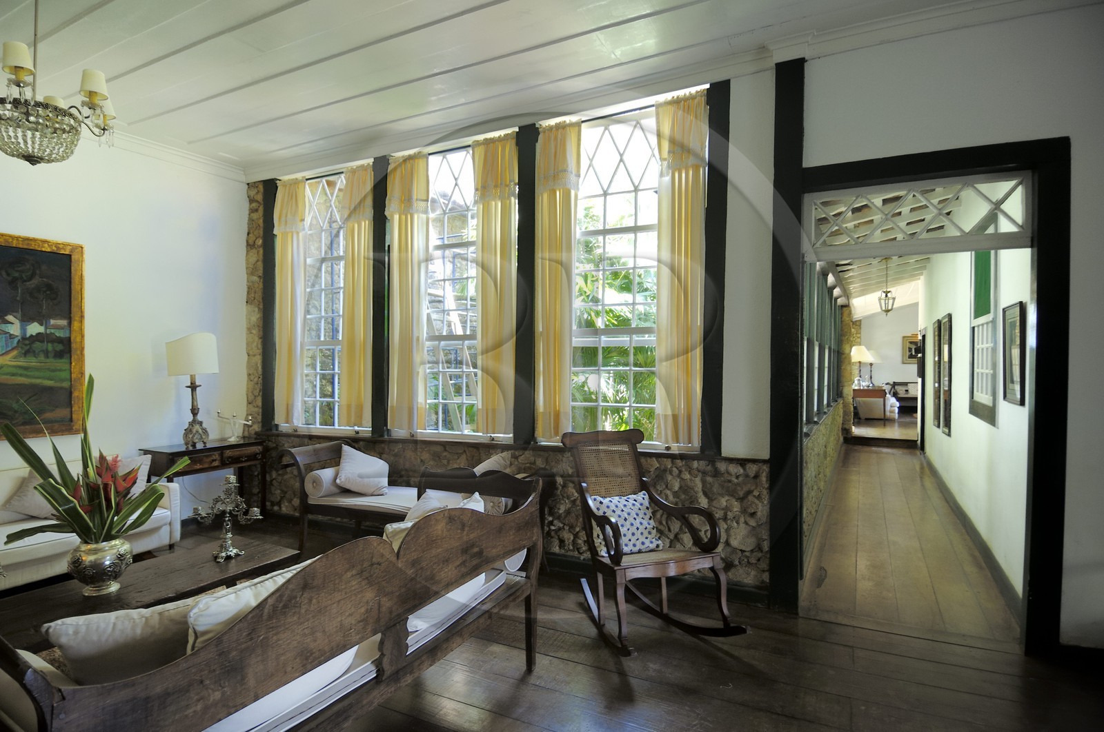 Brésil,  Etat de Rio de Janeiro, Paraty, ville coloniale fondée en 1667 pour exporter l'or brésilien (Route de l'or, Estrada Real)