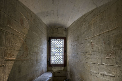 France, Bouches du Rhone, Tarascon, King René's castle dating from the 15th century, graffiti and ex-votos of the Catalan prisoner, engraved by a prisoner of René I around 1480, including long ships, merchant galleys, brigantines, galliots, fighting galleys or fusts but also round ships, Catalan cocas, Iberian ships and Provençal carracks, which recall the caravels used by Christopher Columbus