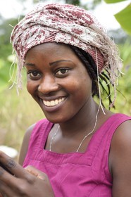 Gabon, province de Ogooué- Maritime, Omboué, région du Loango, Flora