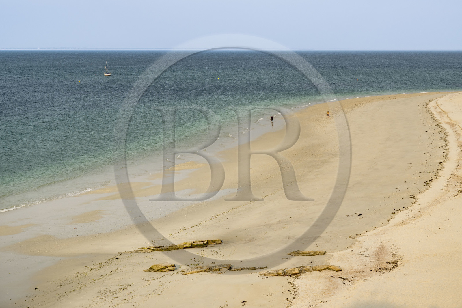 France, Morbihan (56), Ile de Groix, la plage des Grands Sables