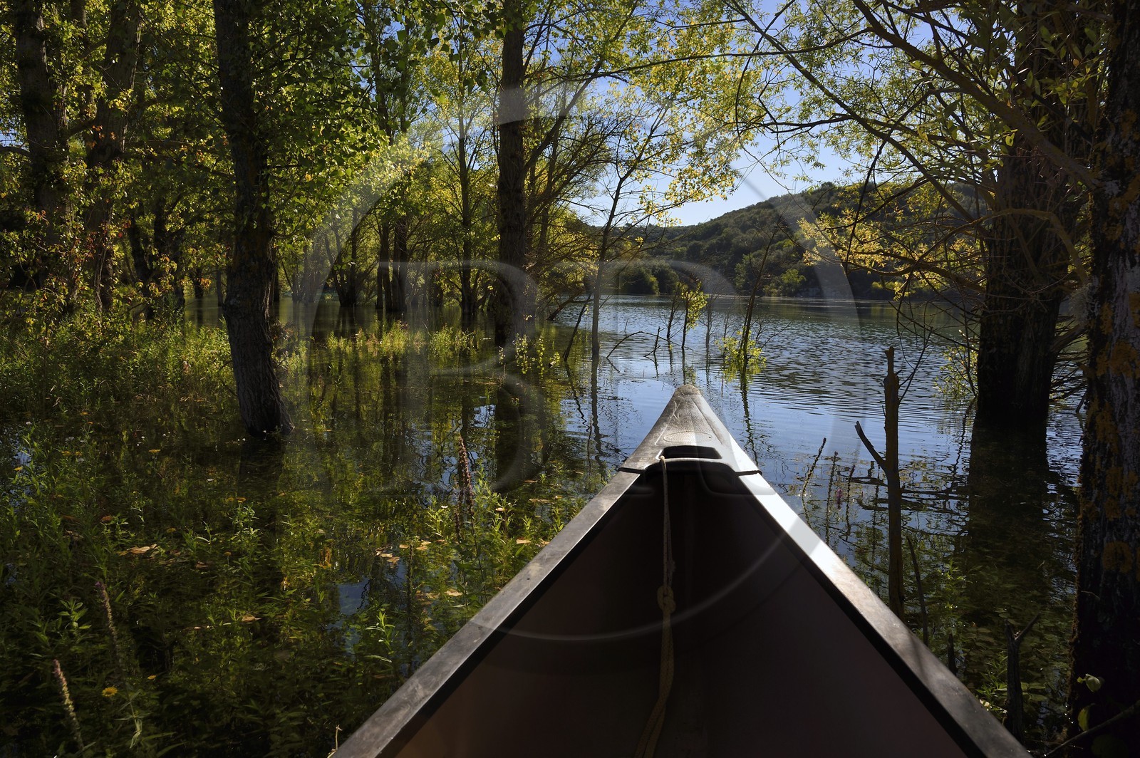 Var on the Left Bank and Alpes de Haute Provence on the Right Bank, Parc Naturel Regional du Verdon, Basses Gorges du Verdon downstream of Lake St. Croix