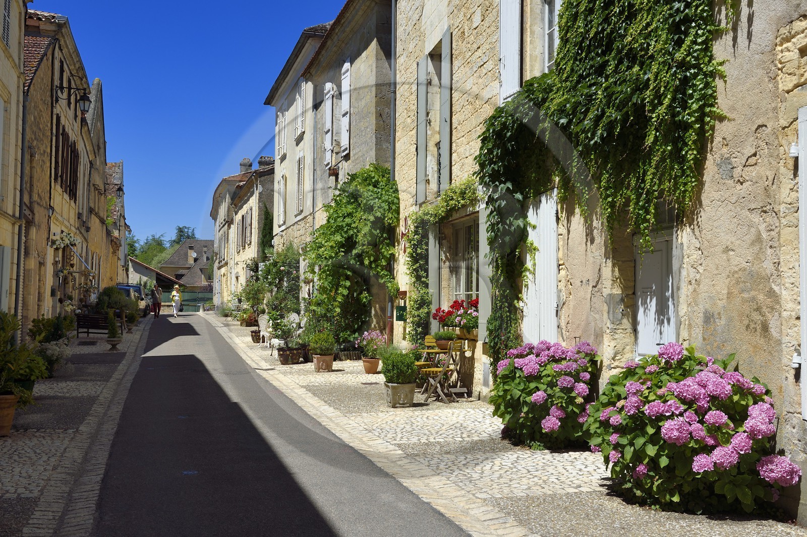 France, Dordogne, Perigord Pourpre, Beaumont du Perigord, rue Ratier France, Dordogne, Perigord Pourpre, Beaumont du Perigord, rue Ratier