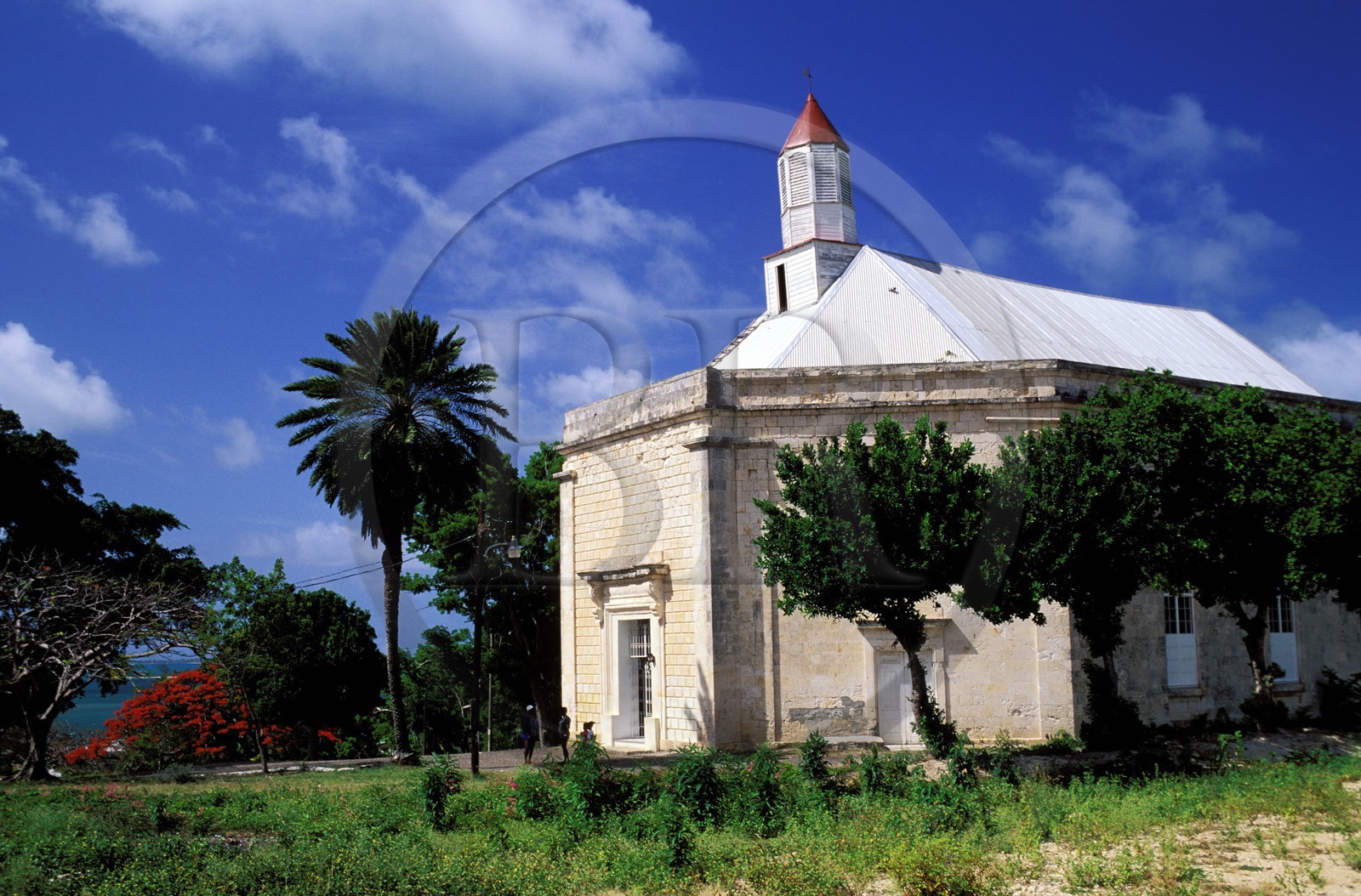 Caribbean sea, Antigua and Barbuda, Antigua island, Perham city, Georgian style of the Anglican church St Peter