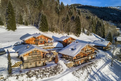 France, Haute Savoie, Les Carroz d'Araches ski resort, Araches la Frasse village