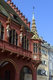 Allemagne, Bade-Wurtemberg, Fribourg en Brisgau, la Maison historique des marchands du début du XVIème siècle sur la Munsterplatz
