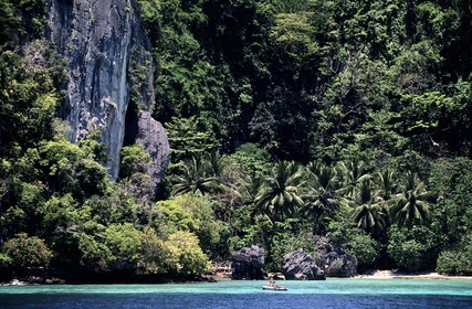 Thailand, Ko Pee Pee, Pee Pee Don island, cliff and beach