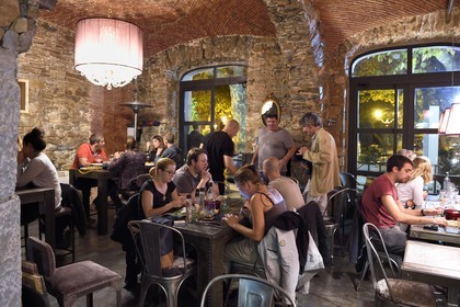 France, Haute Corse, Bastia, restaurant La Fabrica