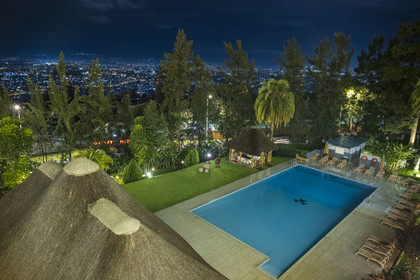 Rwanda, Kigali, centre ville Kigali CBD, Hotel des Mille Collines, premier grand hotel historique du pays