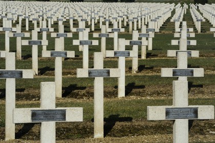 France, Meuse (55), Douaumont, bataille de Verdun, ossuaire de Douaumont, nécropole nationale