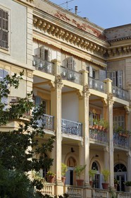 France, Corse-du-Sud (2A), Ajaccio, quartier dit des étrangers, ancien Cyrnos Palace sur le cours du Général-Leclerc