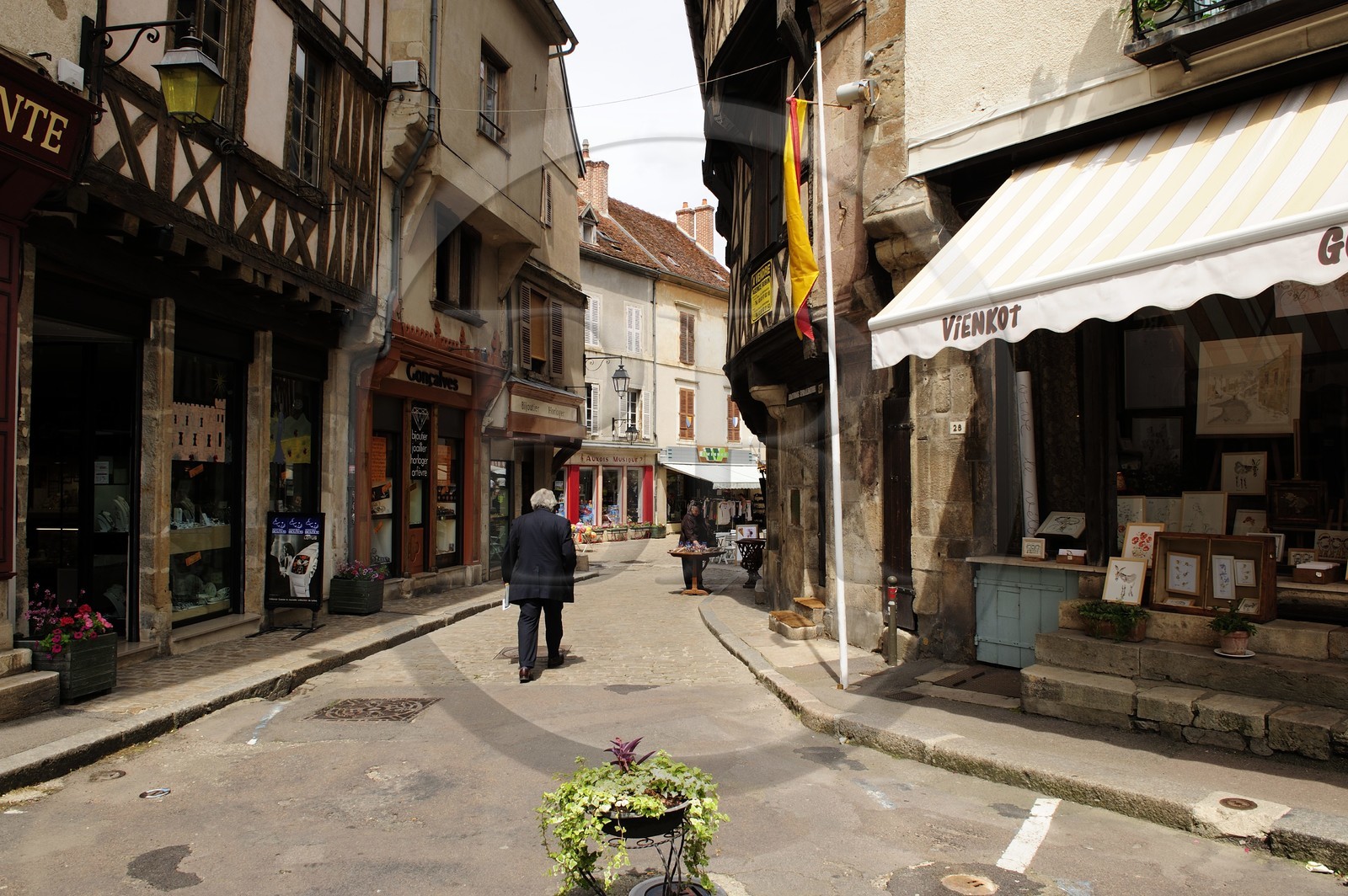 France, Côte d'Or (21), Semur-en-Auxois, rue Buffon