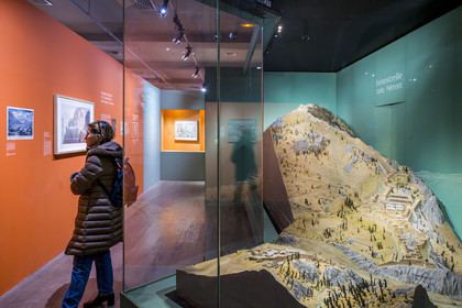 France, Paris (75), Hotel des Invalides, Musée de l'Armée, Musée des Plans-Reliefs, maquette de Fenestrelle (Piémont, Italie) réalisée en en 1757 au 1 400