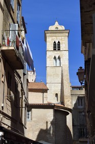France, Corse-du-Sud (2A), Bonifacio, Ville Haute, l'église Saint Marie majeure