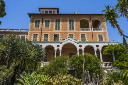 Italy, Liguria, Province of Imperia, Ventimiglia, Hanbury Botanical Garden, Palazzo Orengo