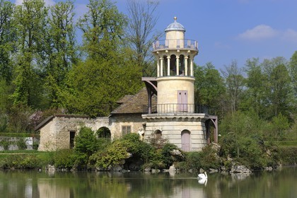 France, Yvelines (78), château de Versailles, classé Patrimoine Mondial de l'UNESCO, le domaine de Marie-Antoinette, le Hameau de la Reine, la tour de Marlborough